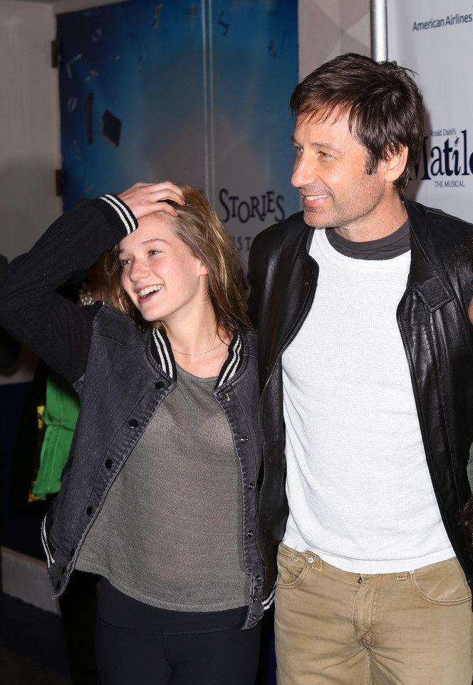 David Duchovny z córką