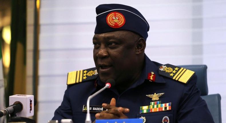 Former Chief of Defence Staff, Air Marshal Alex Badeh.