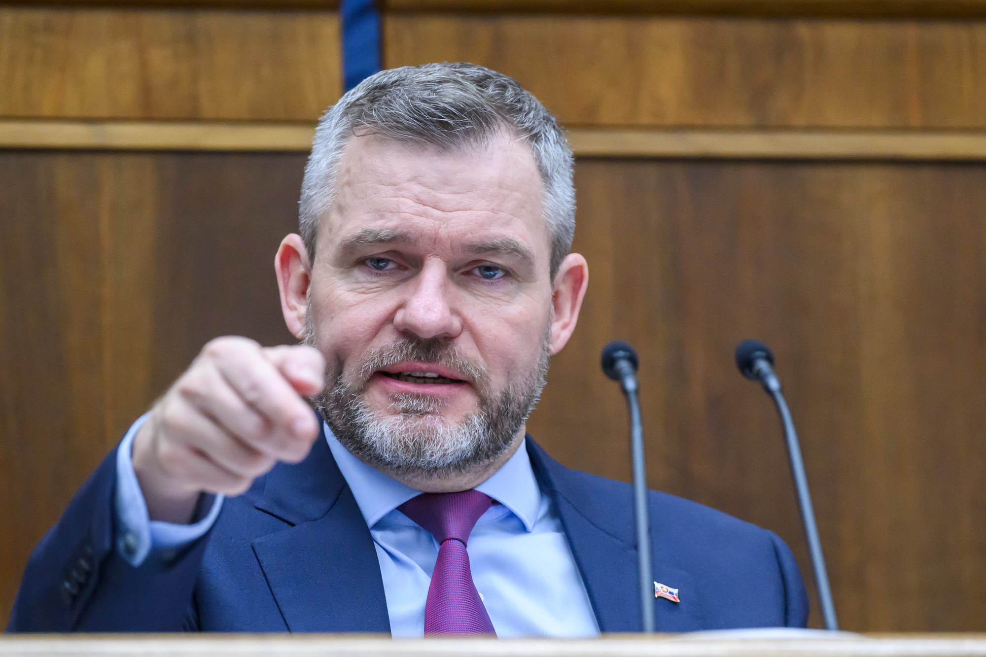 Predseda Národnej rady (NR) SR Peter Pellegrini (Hlas-SD).