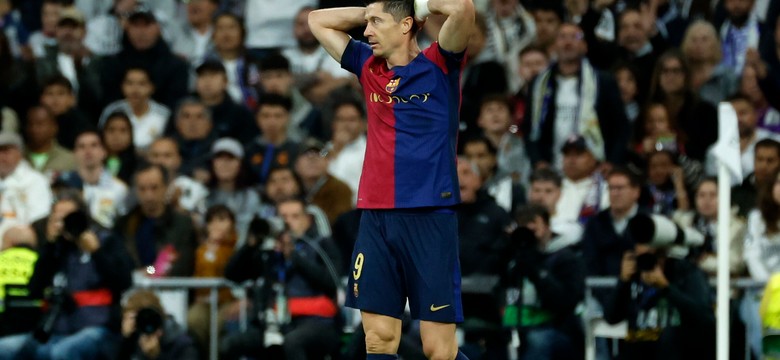 Robert Lewandowski w El Clasico zaliczył niewiarygodne pudło