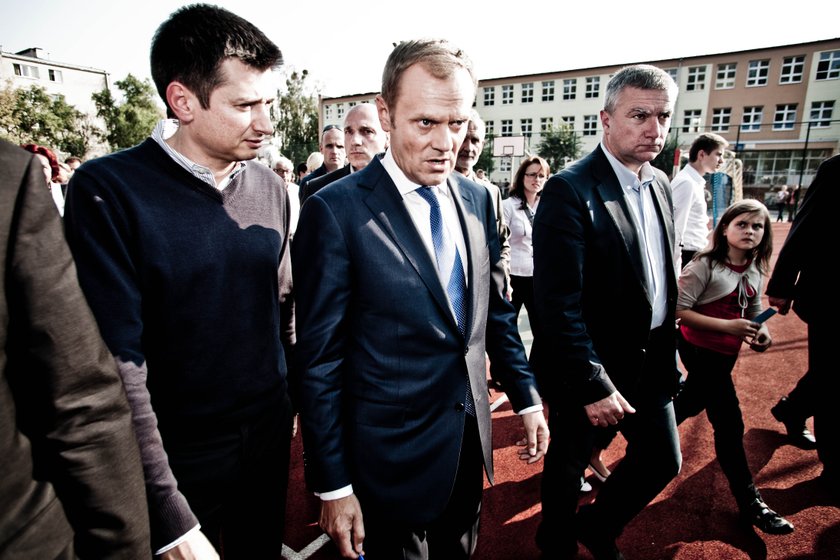 Igor Ostachowicz i Donald Tusk