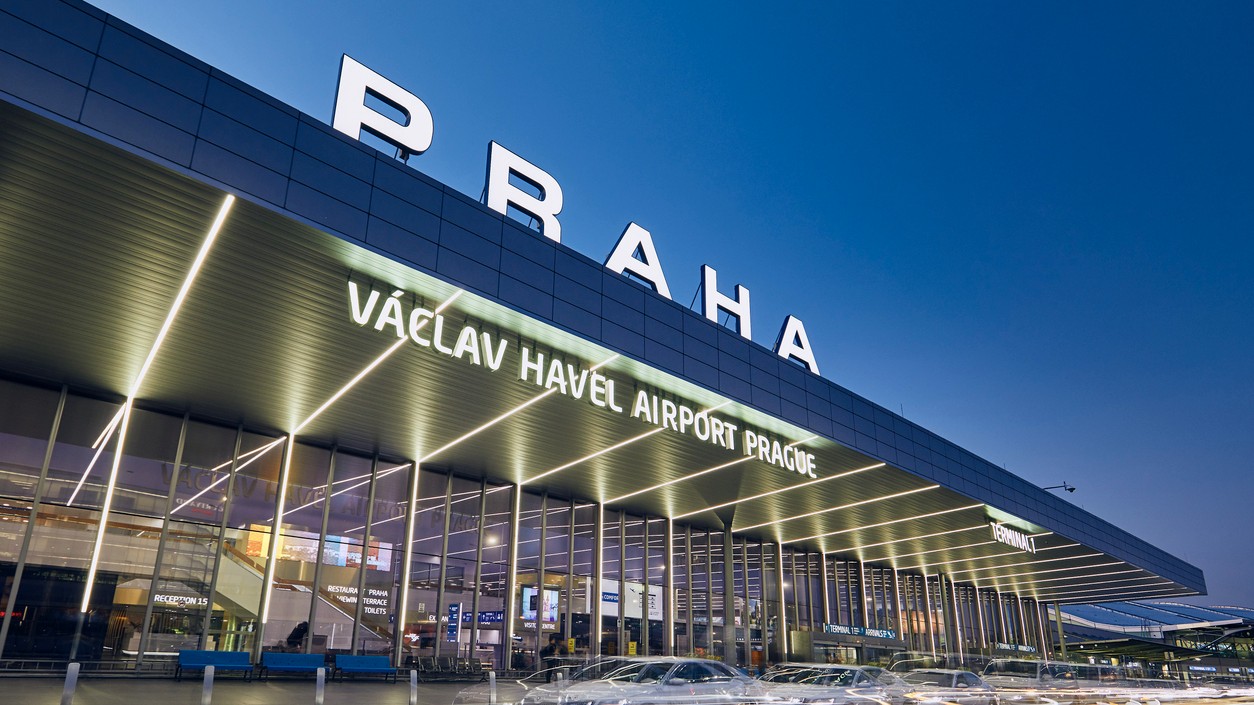 Letisko Václava Havla v Prahe.