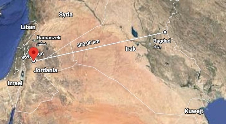 Baza lotnicza Muwaffaq Salti znajduje się na północy Jordanii