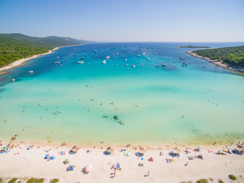 Plaża Sakarun na wyspie Dugi otok