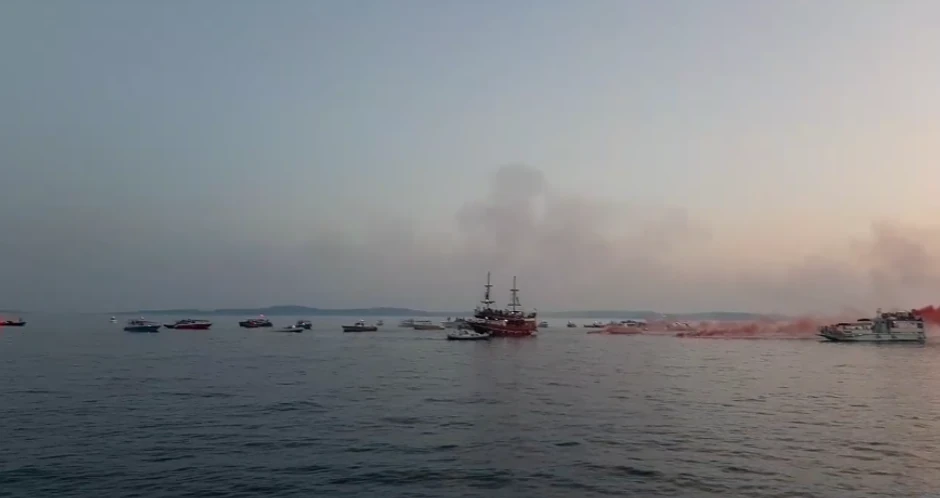 Ispraćaj Mateja Periša u Splitu