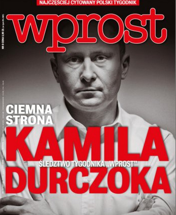 Tygodnik "Wprost" pisze o "ciemnej stronie Kamila Durczoka"
