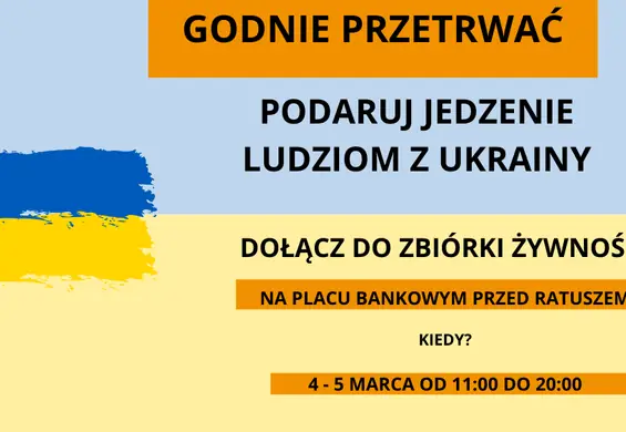 Godnie przetrwać. Podaruj jedzenie ludziom z Ukrainy