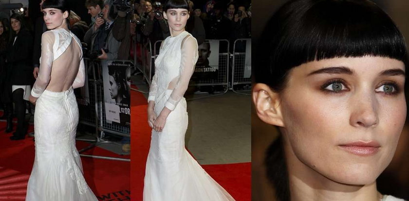 Stylizacja dnia: Rooney Mara w bieli