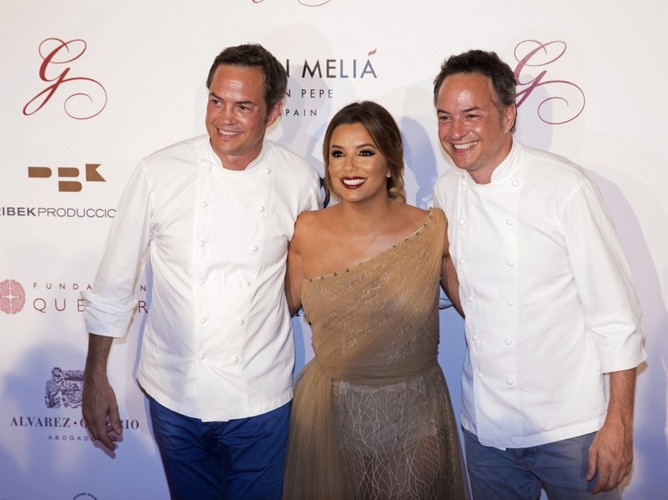 Eva Longoria z kolegami