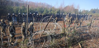 MON: migranci sforsowali ogrodzenie na granicy. Napięta sytuacja w Kuźnicy. Resort pokazał nagranie