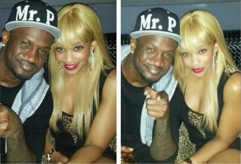 Zari Hassan with Peter Okoye 