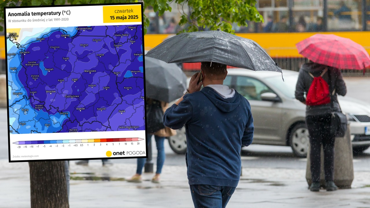 Idzie poważne tąpnięcie w pogodzie. W czwartek nagłe ochłodzenie, burze i sporo deszczu
