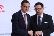 Mateusz Morawiecki i Daniel Obajtek