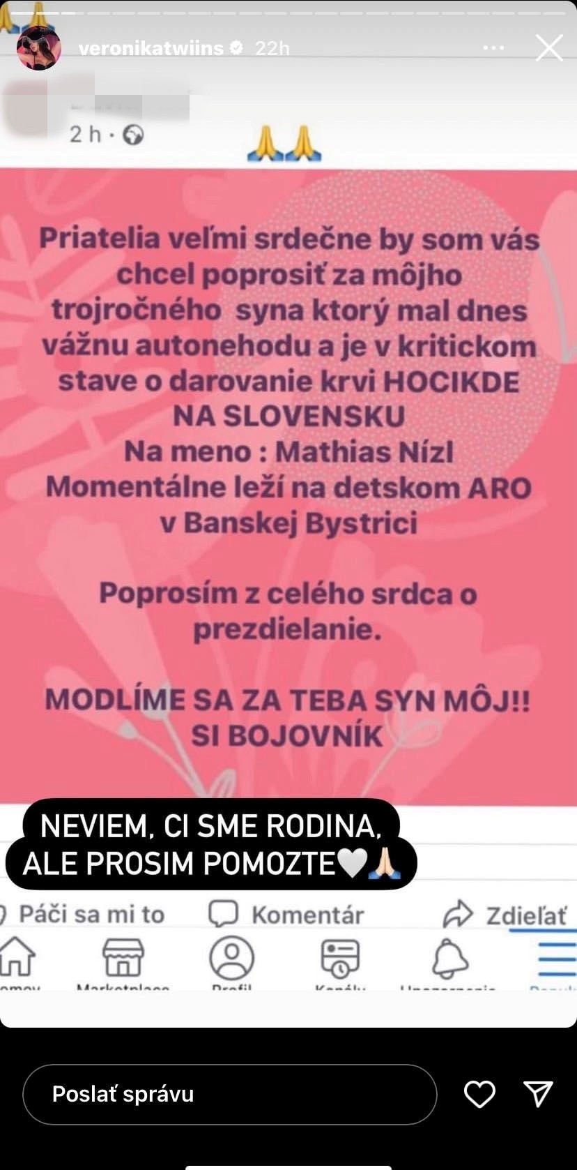 Twiinsky zdieľajú srdcervúcu žiadosť otca Mathiaska.