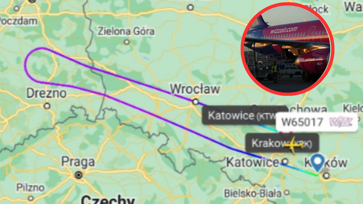 Samolot z Krakowa trafiony piorunem. Konieczne było awaryjne lądowanie 
