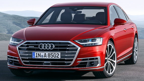 Audi A8 - gwarancja perforacyjna 12 lat, ocena 5 gwiazdek