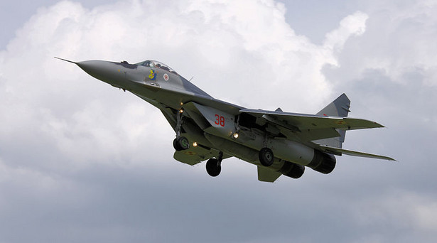 Polski MiG-29, źródło: Konflikty.pl; autor: Łukasz Golowanow, Wikipedia