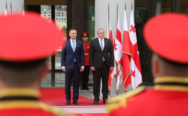 Andrzej Duda i Giorgi Margwelaszwili