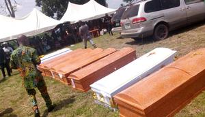 Enugu community conducts mass burial for 8 victims of communal clashes [NAN]