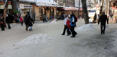 -36 stopni w Polsce! A lód taki, że ludzie na Krupówkach...