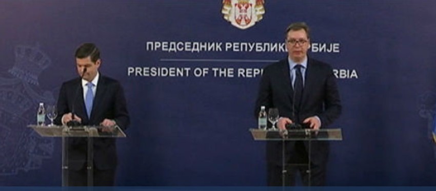 Ves Mičel i Aleksandar Vučić