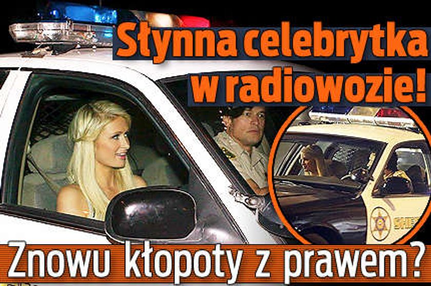 Słynna celebrytka w radiowozie! Znowu kłopoty z prawem?