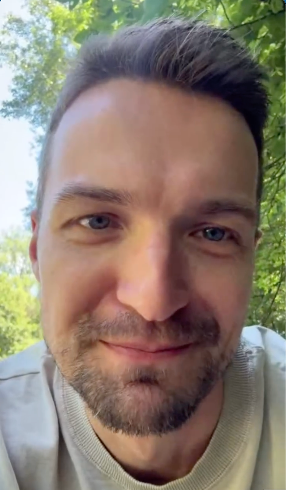 Exmoderátor Viktor Vincze. 