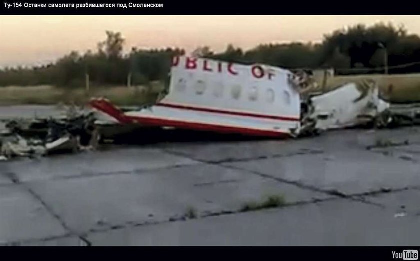 Wrak tupolewa niszczeje w Rosji. WIDEO!