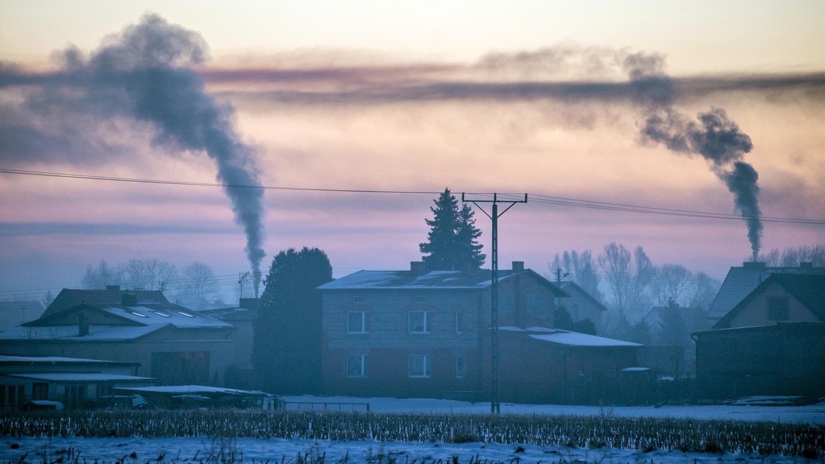 dym kominy węgiel smog