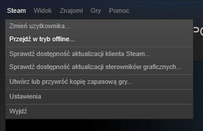 Dwa kliknięcia wystarczą, by przejść w tryb offline