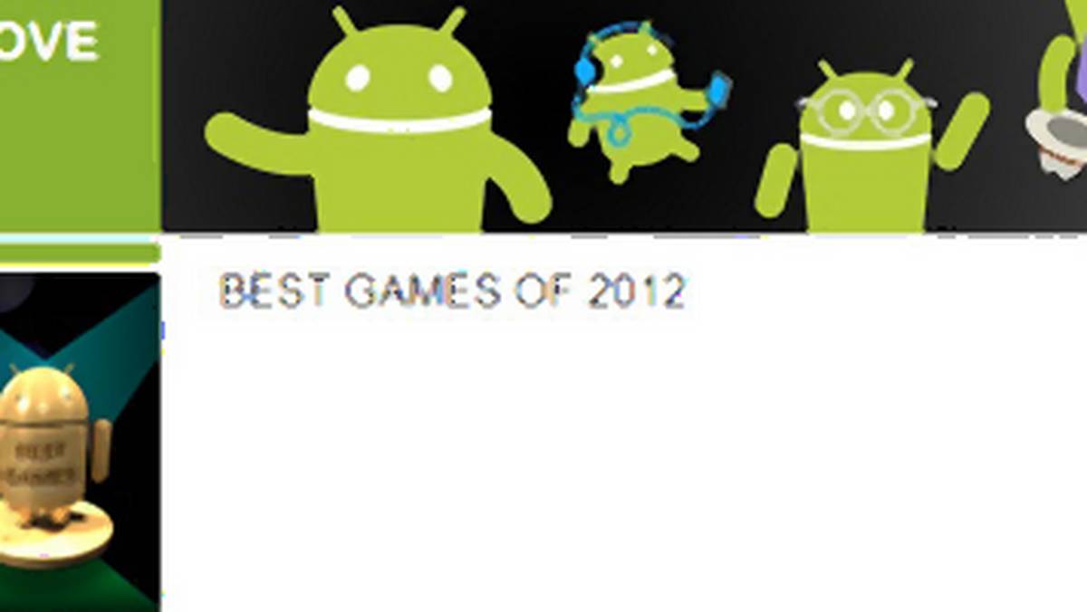 Najlepsze gry na Androida w roku 2012. TOP 12 według Google