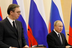 Aleksandar Vučić i Władimir Putin