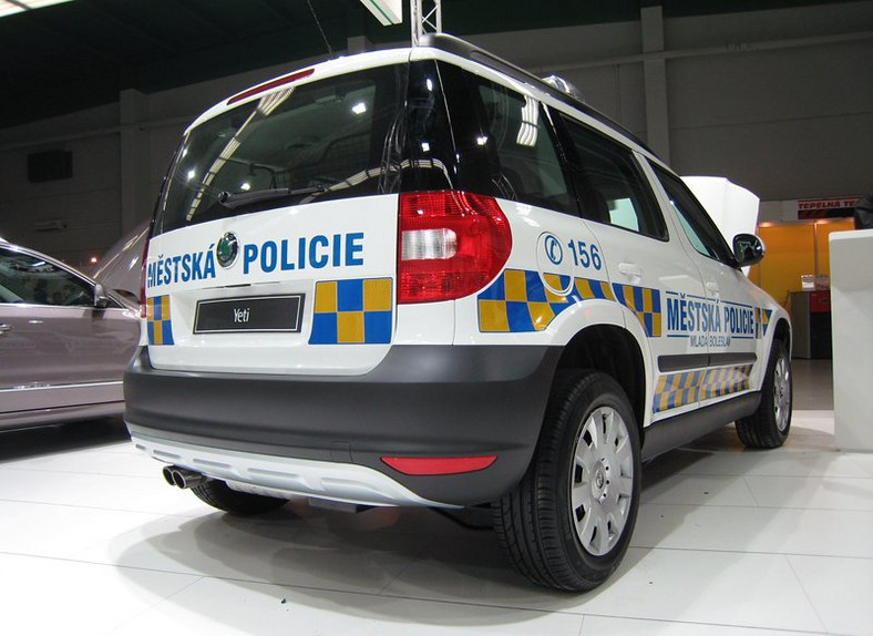 Škoda przedstawiła model Yeti dla policji