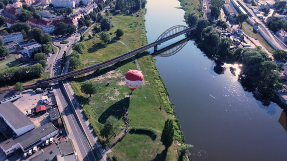 Lot widokowy balonem na uwięzi w Gorzowie