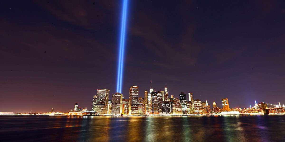 Znak na niebie w rocznicę zamachu na WTC