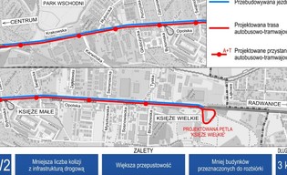 Tak pojedzie tramwaj na Księże Wielkie!