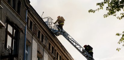 Pożar kamienicy przy ul Gdańskiej. 40 osób ewakuowanych