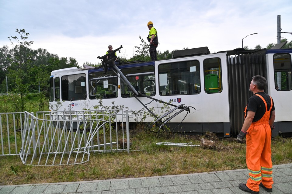 Szczecin. Wypadek tramwaju