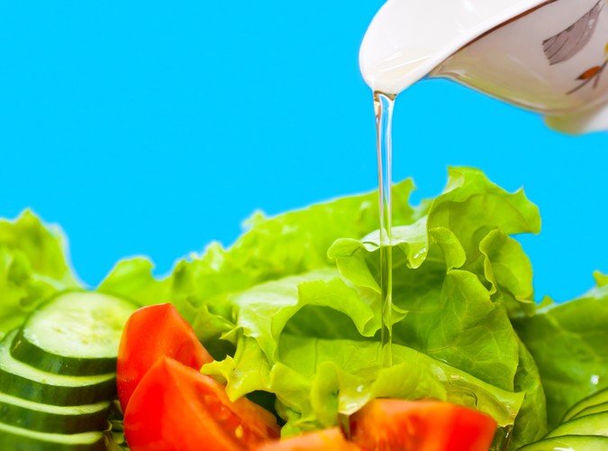 Sałatka, bo sałata i oliwa