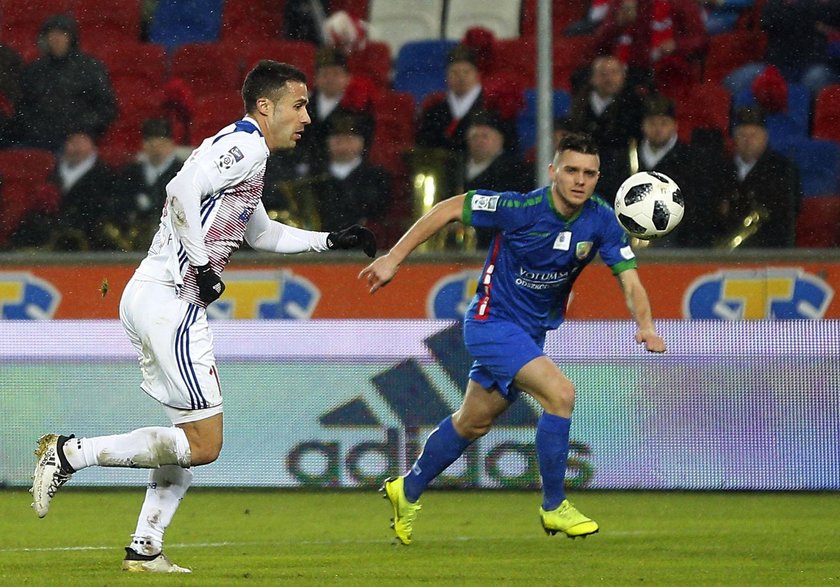 Pilka nozna. Ekstraklasa. Gornik Zabrze - Miedz Legnica. 09.12.2018