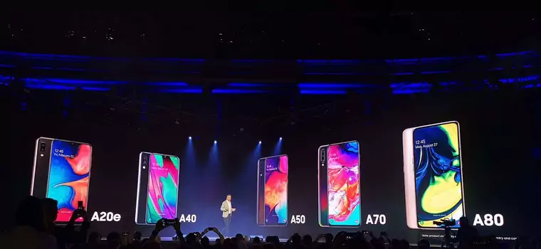 Samsung Galaxy A80 oficjalnie. Nie ma notcha, jest obracana kamerka