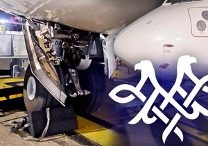 Oštećen avion Er Srbije