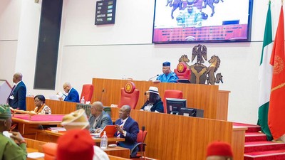 Senate moves to check illegal motor parks, pick-up points in FCT. [Facebook:Godswill Obot Akpabio]