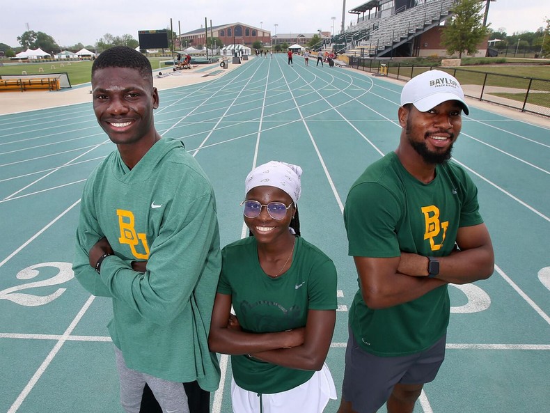 Ezekiel Nathaniel, Imaobong Uko and Nnamdi Chinecherem are the trailblazers for Nigerian athletes at Baylor University