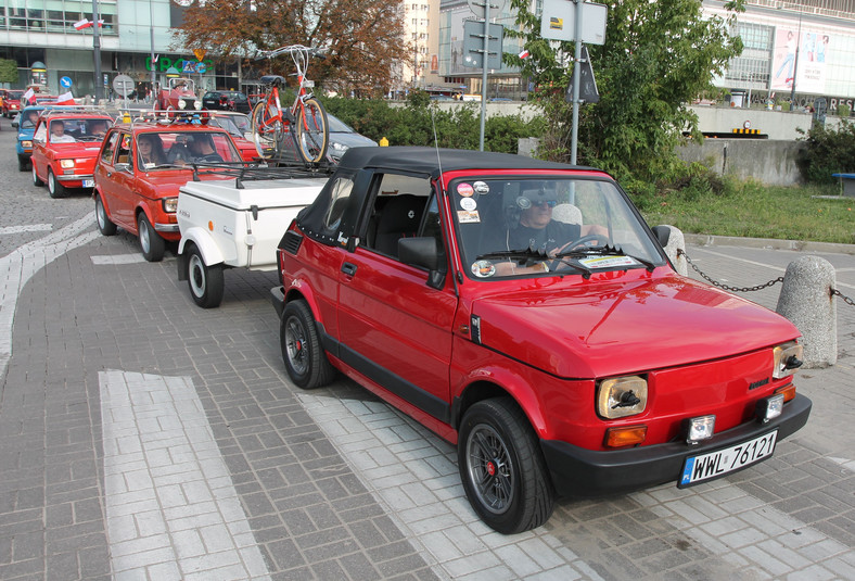 Fiat 126p 13 Zlot legend w Warszawie