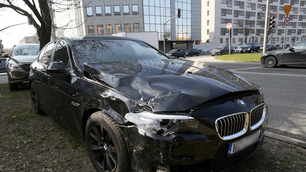 samochód MON Kownacki wypadek