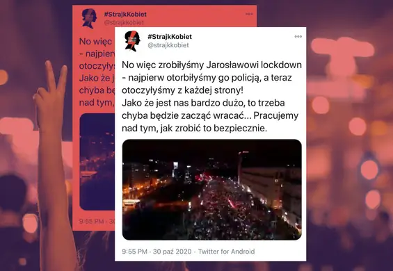 "Zrobiłyśmy Jarosławowi lockdown". Film Strajku Kobiet pokazuje ułamek skali protestu, a i tak robi wrażenie