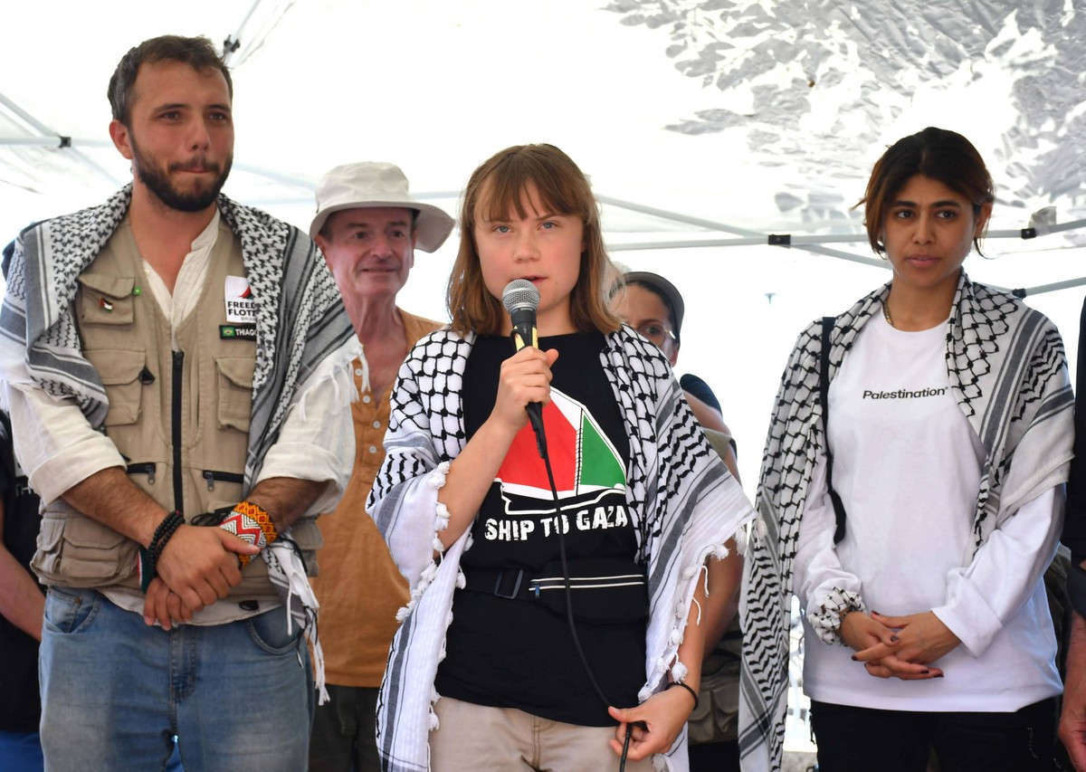 Greta Thunberg chciała się dostać do Strefy Gazy