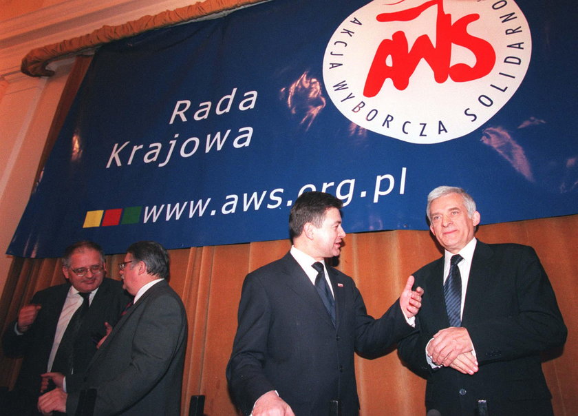 Marian Krzaklewski i Jerzy Buzek