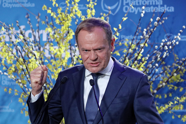 Przewodniczący PO Donald Tusk